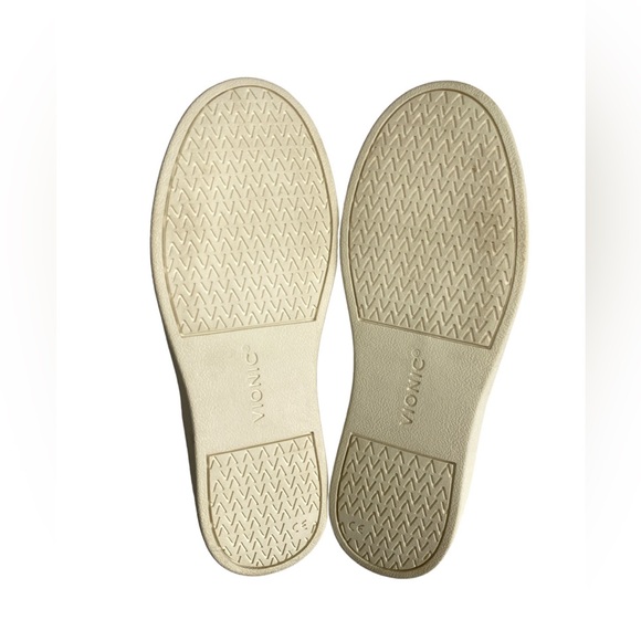 Vionic Effortless Pink Nubuck Leather Slip On Sneaker Mules Slides women Sz 8.5 - Picture 8 of 8